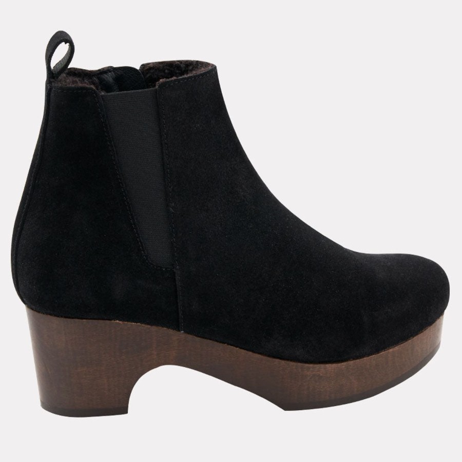 Clogs & Mules Andre Assous | Sanaa Chelsea Clog Boot Black