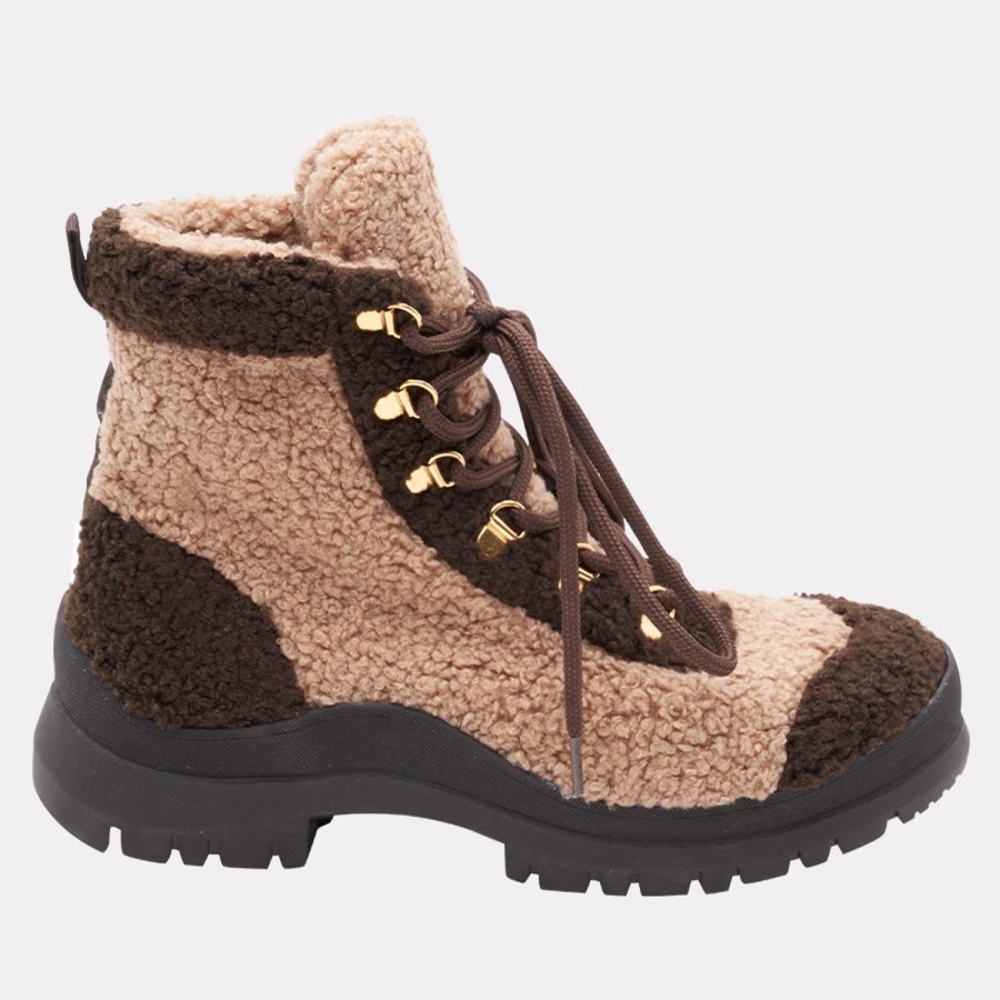 Boots Andre Assous | Leandra Faux Boot Beige-Cuero