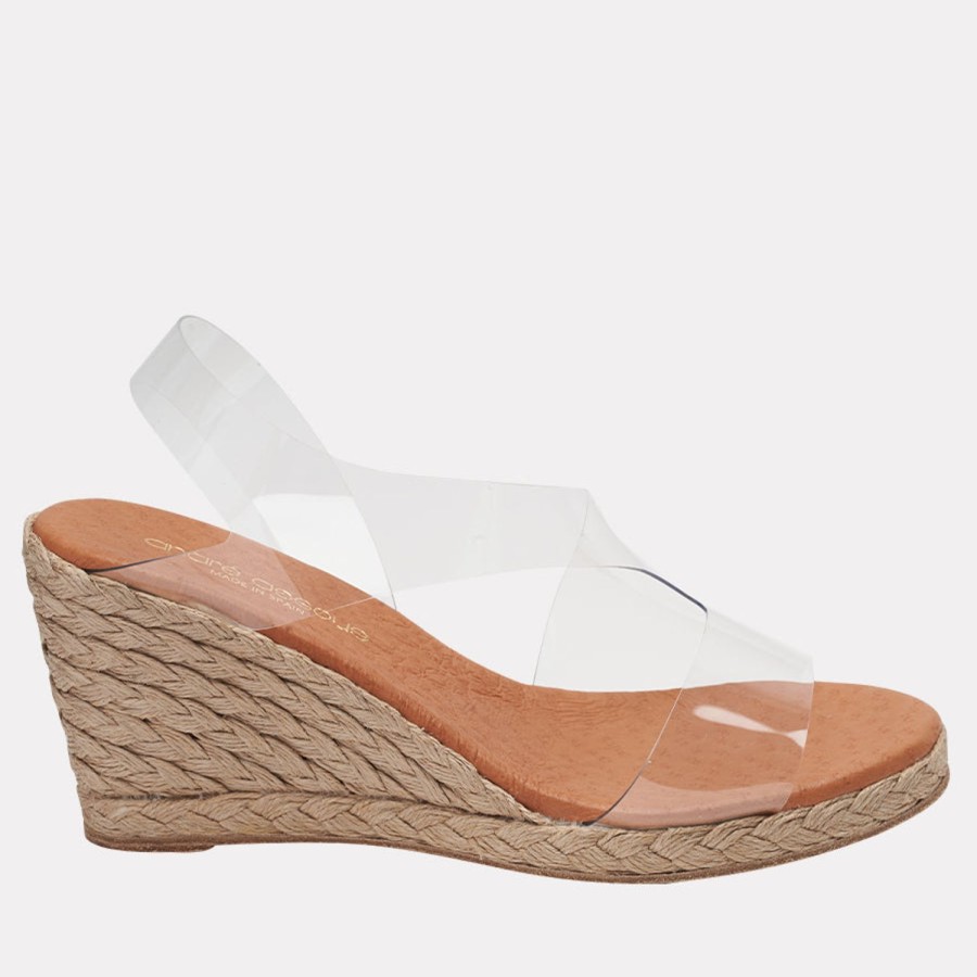 The Original Espadrille® Andre Assous | Alani Espadrille Wedge Clear