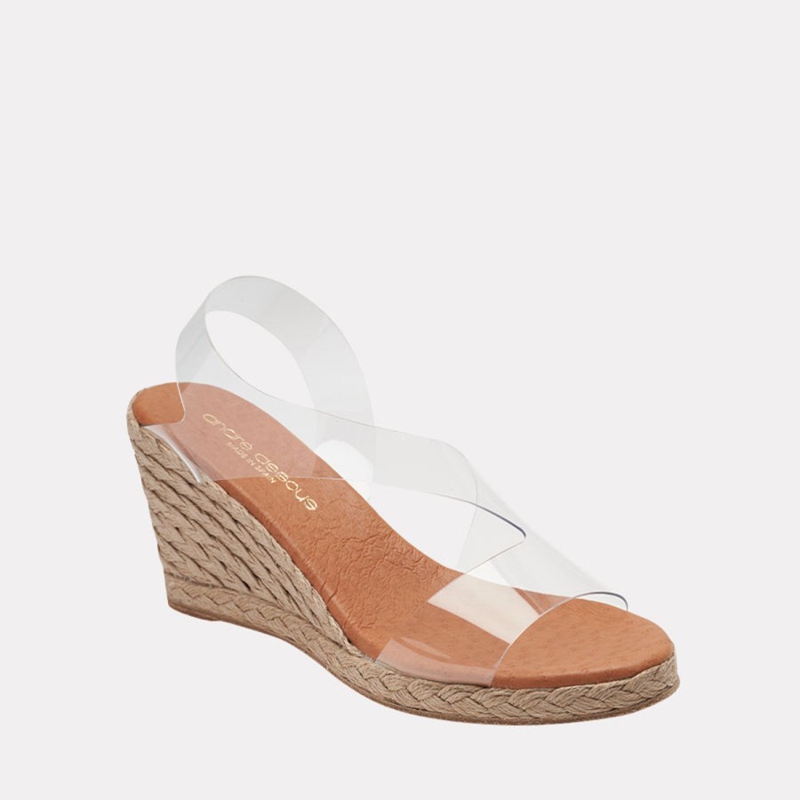 The Original Espadrille® Andre Assous | Alani Espadrille Wedge Clear