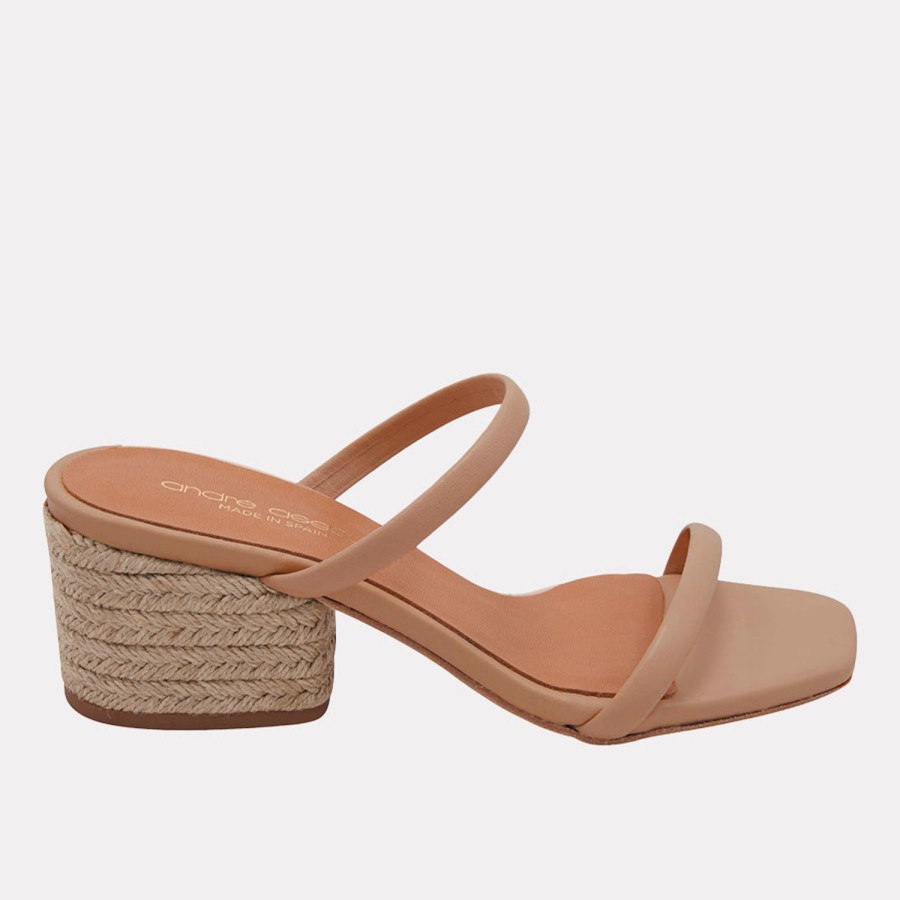 The Original Espadrille® Andre Assous | Joie Espadrille Heel Tan