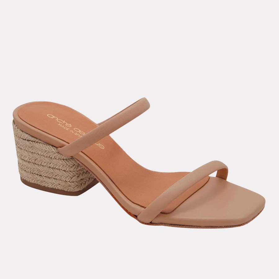 The Original Espadrille® Andre Assous | Joie Espadrille Heel Tan