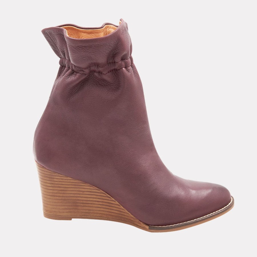 Boots Andre Assous | Sunny Leather Boot Wine