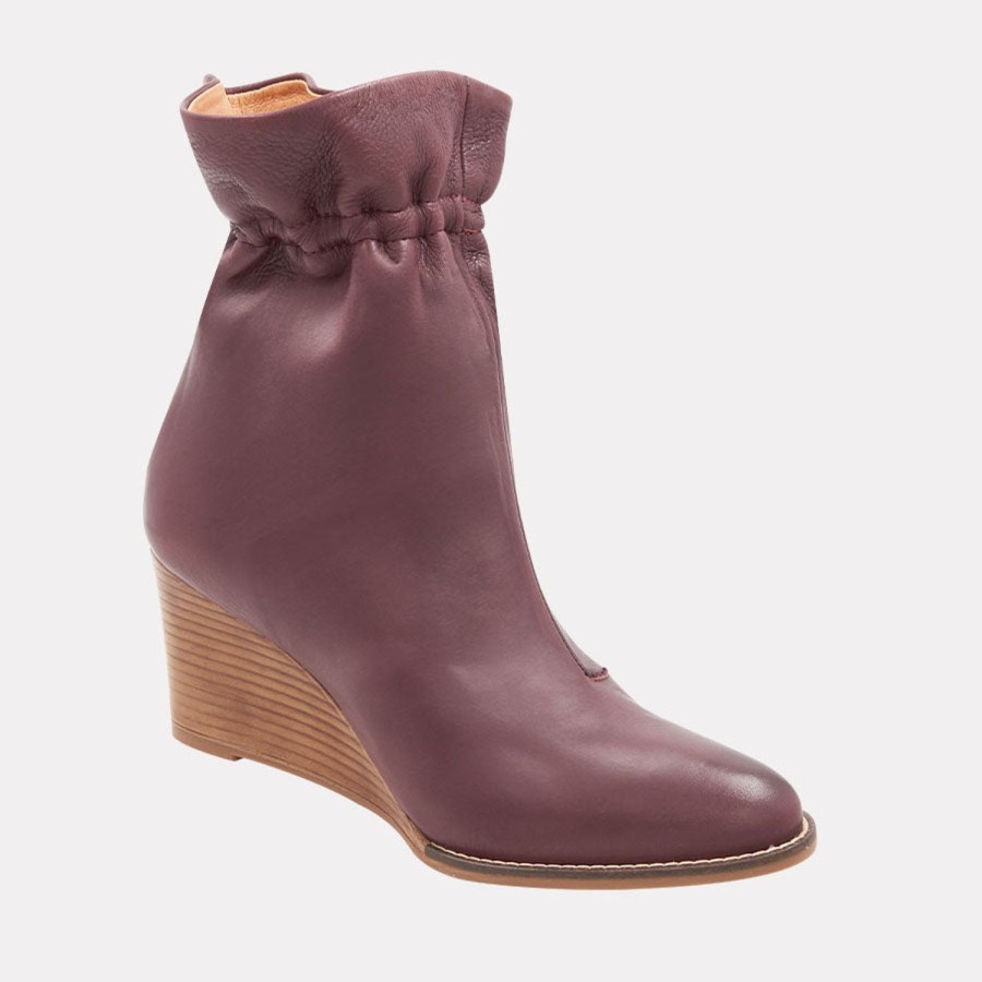 Boots Andre Assous | Sunny Leather Boot Wine