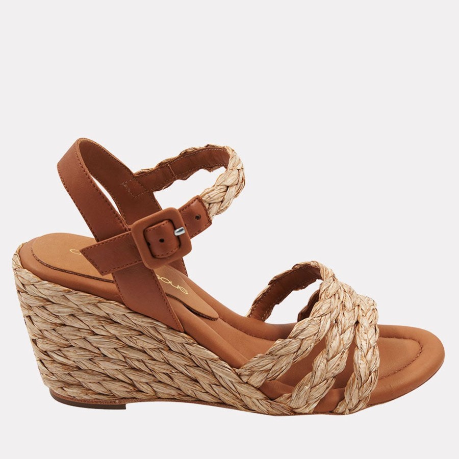 The Original Espadrille® Andre Assous | Milena Espadrille Wedge Natural-Tan