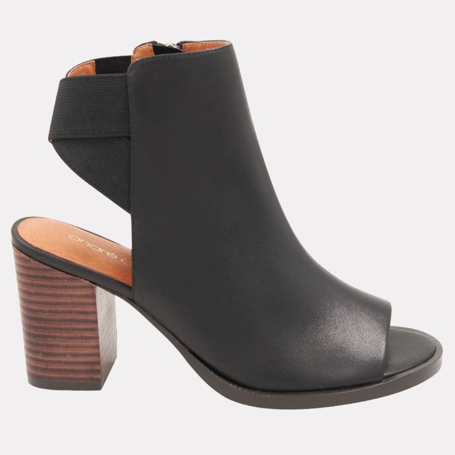 Heels Andre Assous | Zazie Leather Boot Black