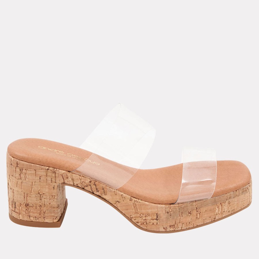 Heels Andre Assous | Cairo Vinyl Heel Clear