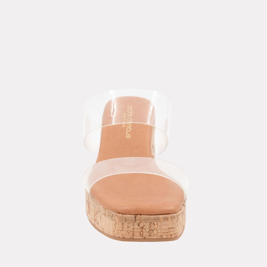 Heels Andre Assous | Cairo Vinyl Heel Clear