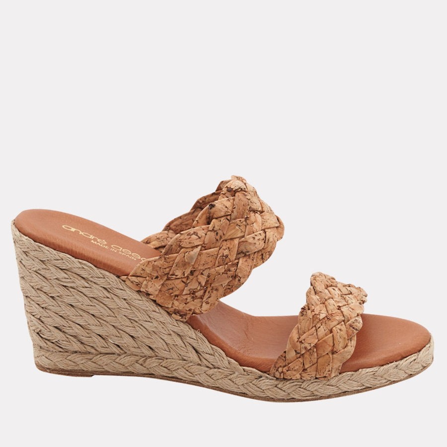 The Original Espadrille® Andre Assous | Aria Espadrille Wedge Cork