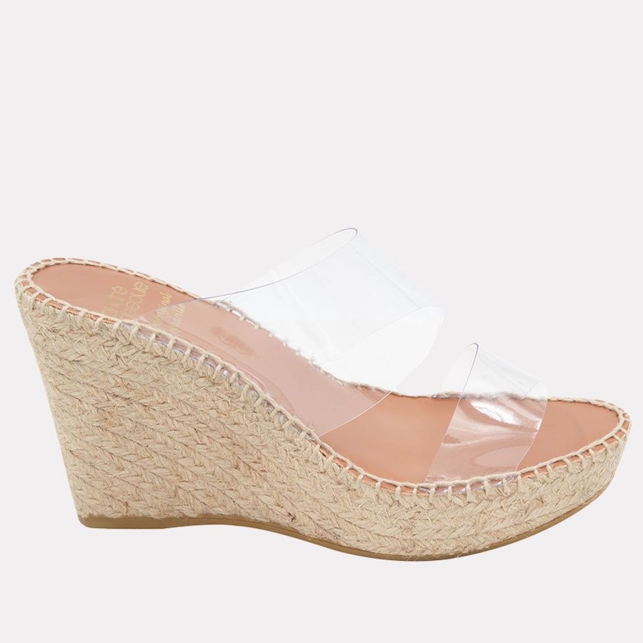 The Original Espadrille® Andre Assous | Caran Espadrille Wedge Clear