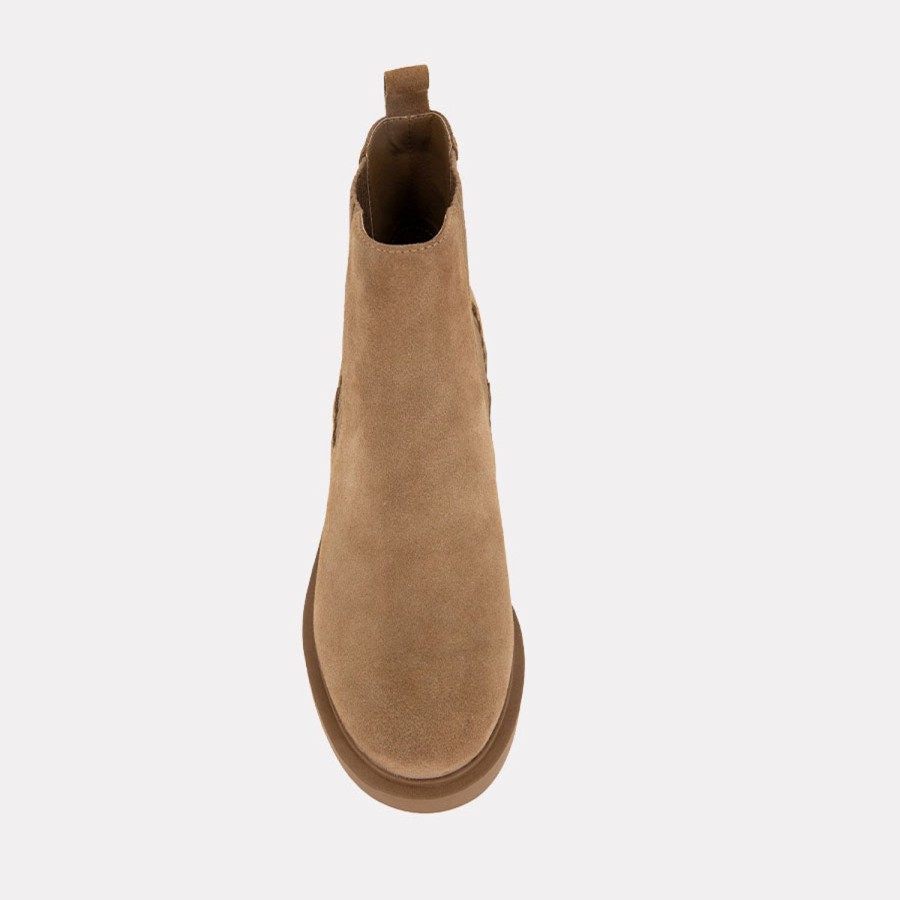 Heels Andre Assous | Gemma Suede Chelsea Boot Mushroom