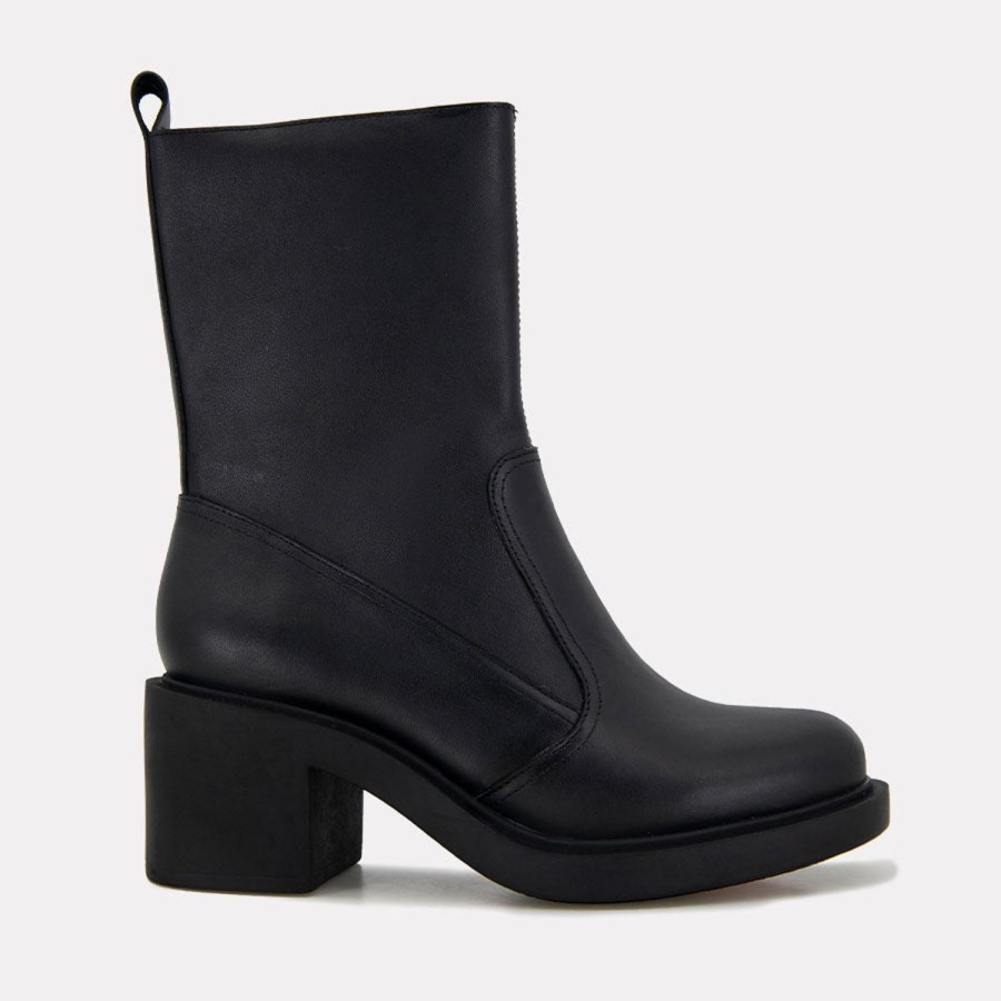 Heels Andre Assous | Gloria Leather Boot Black