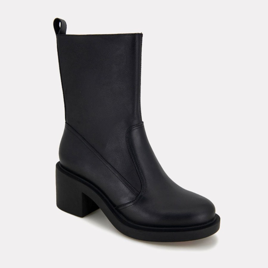 Heels Andre Assous | Gloria Leather Boot Black