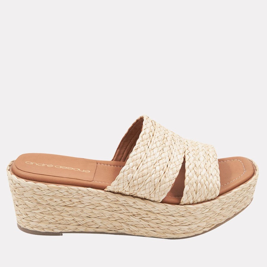 The Original Espadrille® Andre Assous | Selena Espadrille Wedge Natural