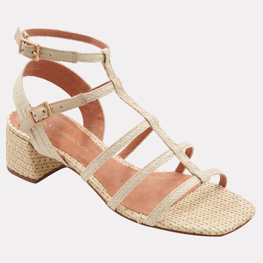 The Original Espadrille® Andre Assous | Rylie Espadrille Heel Natural