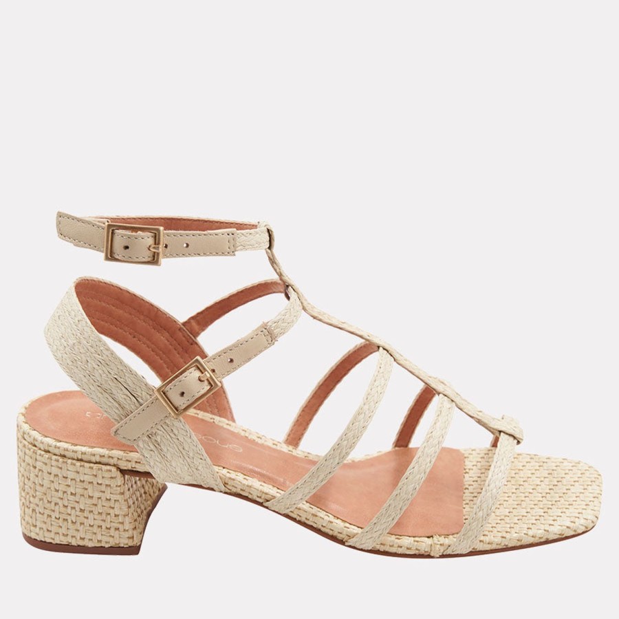 The Original Espadrille® Andre Assous | Rylie Espadrille Heel Natural