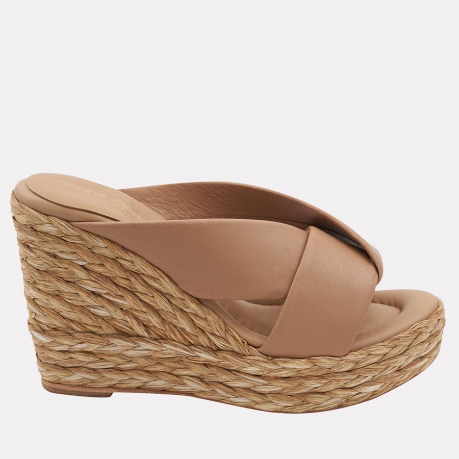 The Original Espadrille® Andre Assous | Opal Espadrille Wedge Tan