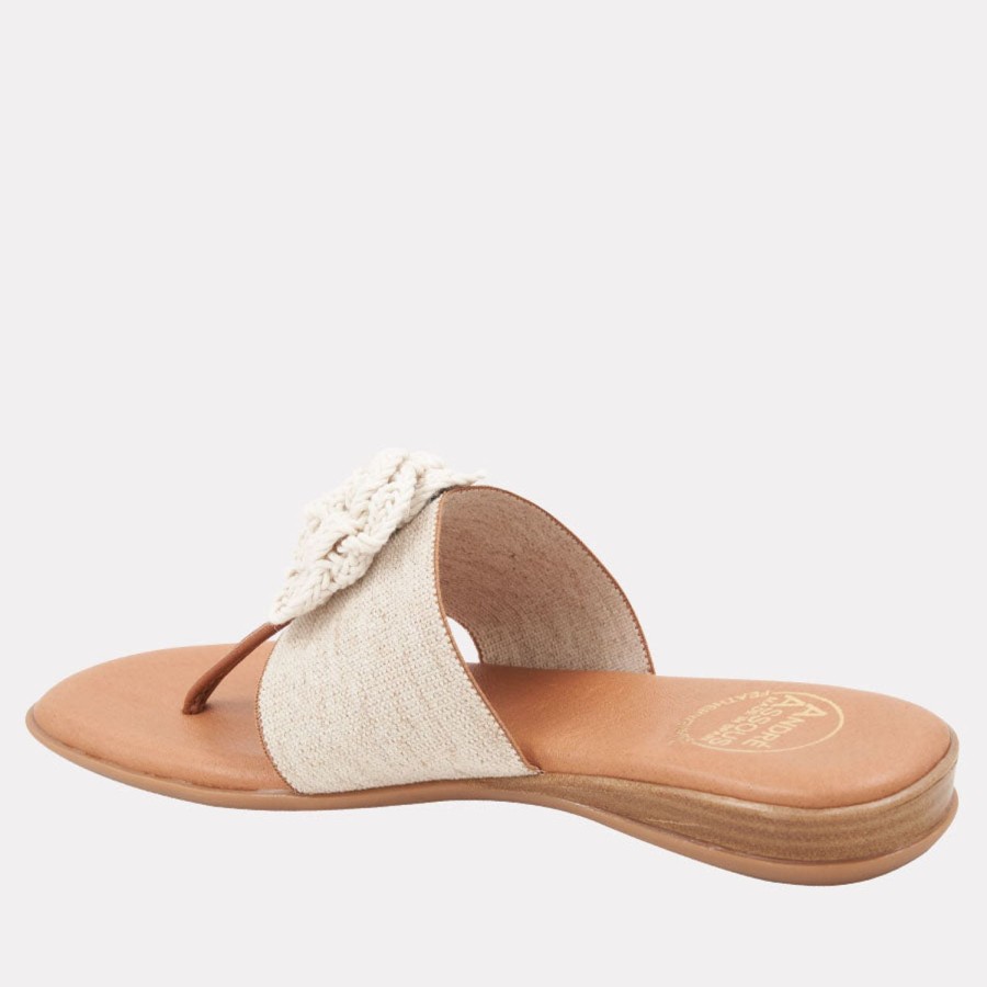 Featherweights Andre Assous | Nara Featherweights Sandal Beige-Linen