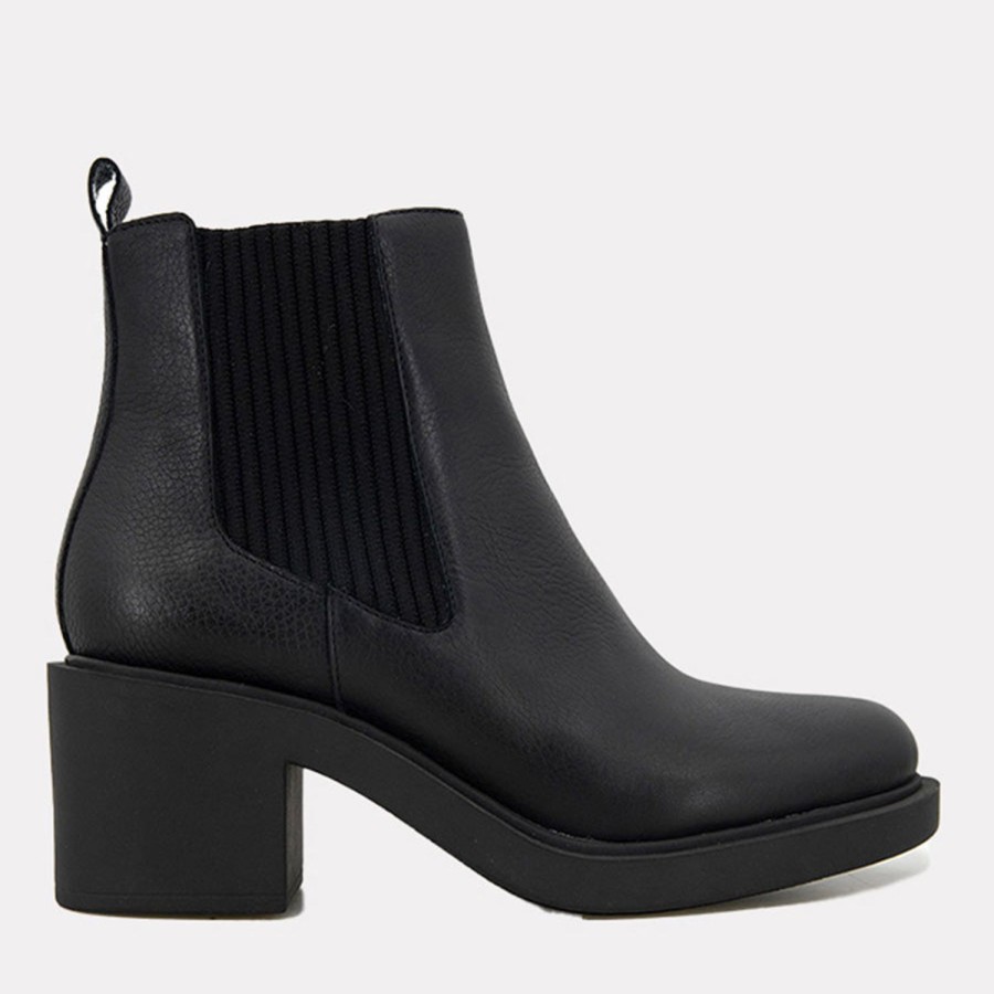 Heels Andre Assous | Gemma Leather Chelsea Boot Black