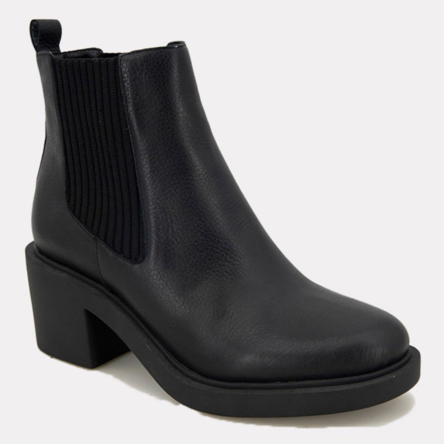 Heels Andre Assous | Gemma Leather Chelsea Boot Black