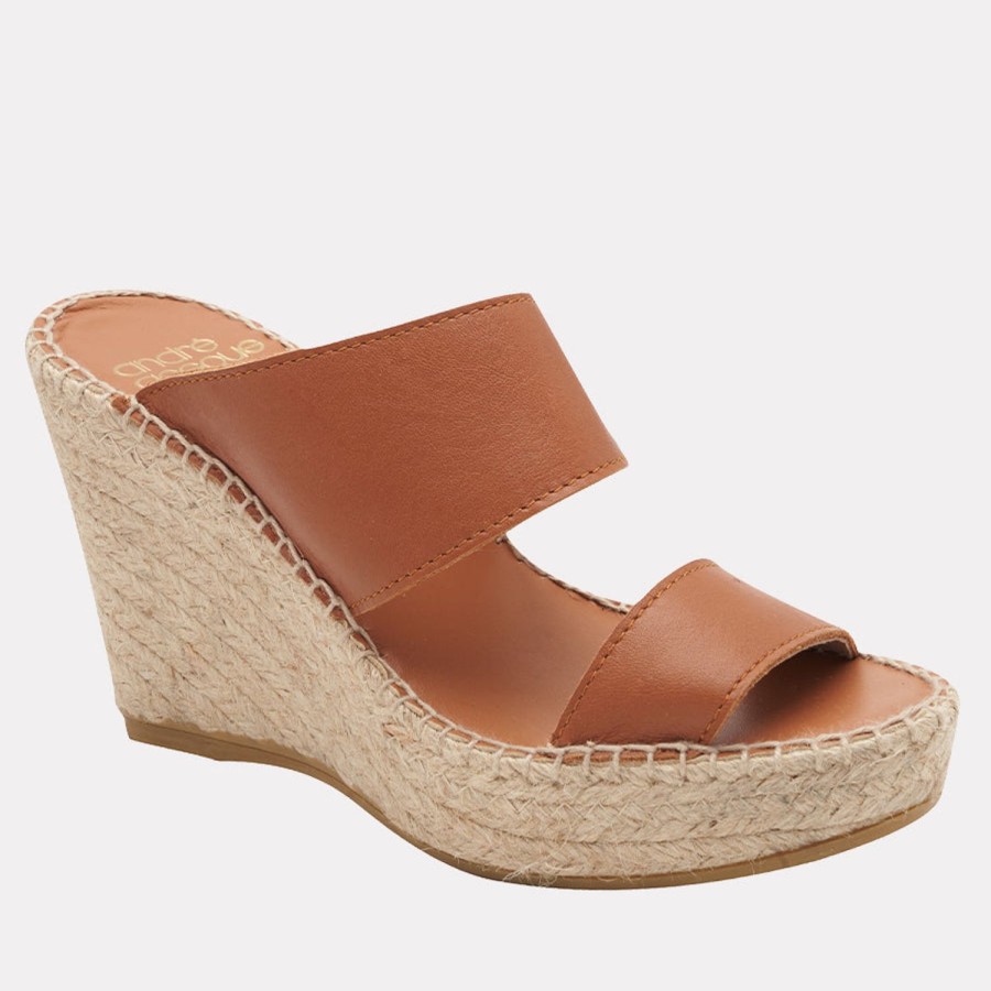 The Original Espadrille® Andre Assous | Celeste Espadrille Wedge Cuero